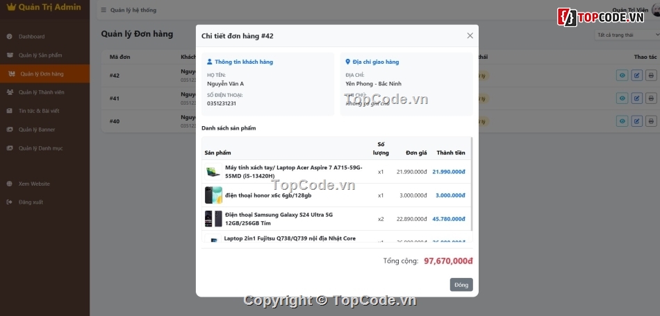 php thuần,Website php,thương mại,điện tử